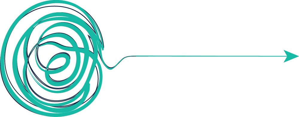 Abstract background of a complex data signal wave